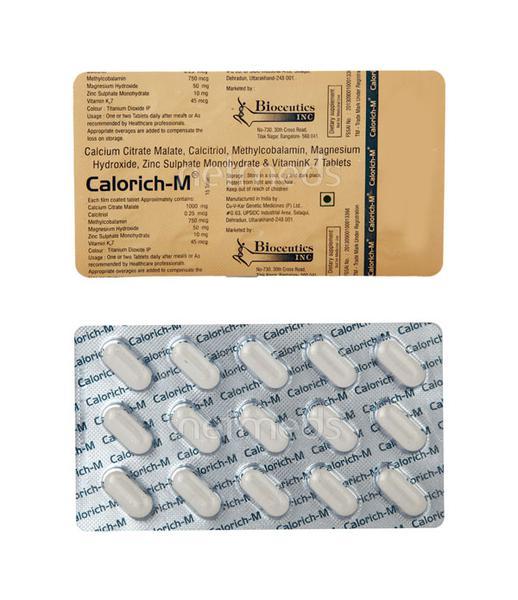 Calorich M Tablet 15'S - Global Surgicals