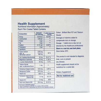 CALSUS MAX Tablet 15's - Global Surgicals