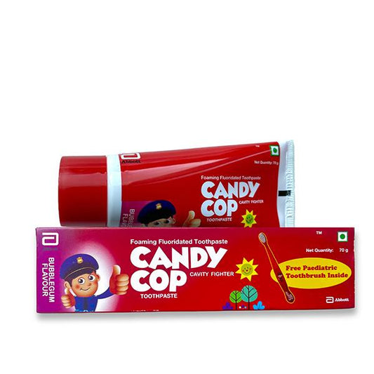 Candy Cop Bubblegum Flavour Tooth Paste 70gm - Global Surgicals