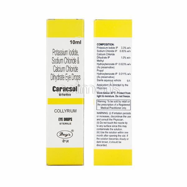 Caracsol Eye Drops 10ml - Global Surgicals