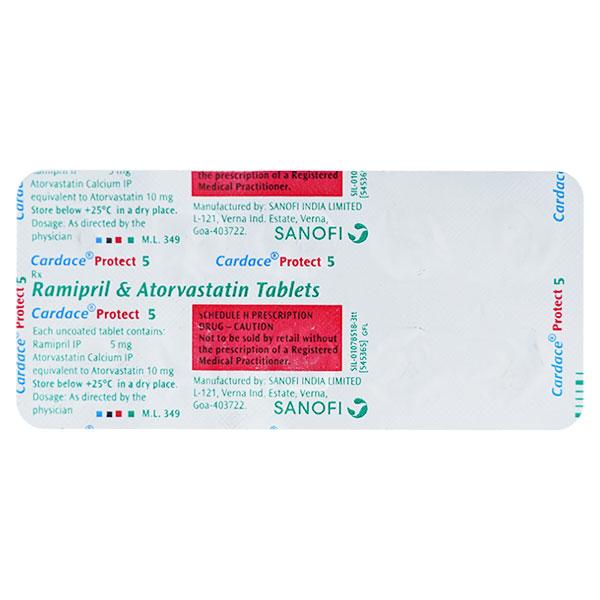 Cardace Protect 5mg Tablet 10'S - Global Surgicals