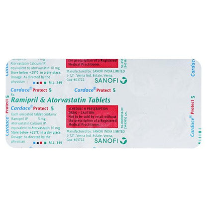 Cardace Protect 5mg Tablet 10'S - Global Surgicals