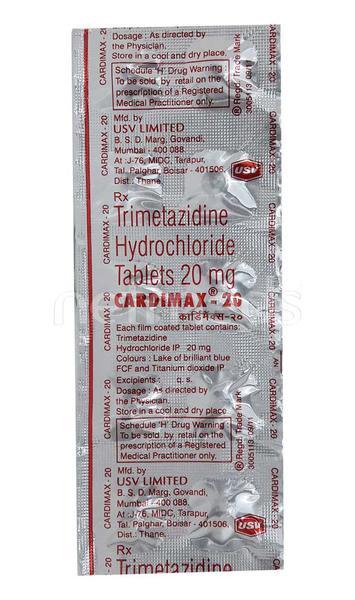 Cardimax 20mg Tablet 10'S - Global Surgicals