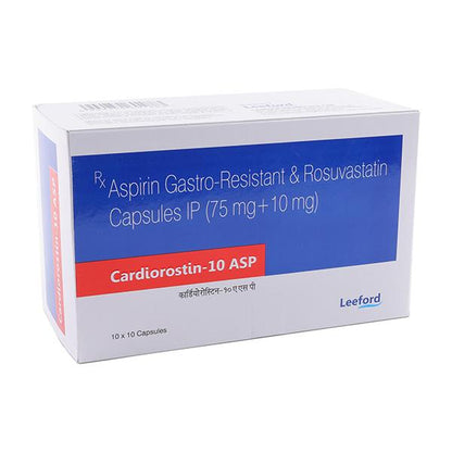 CARDIOROSTIN 10 ASP Capsule 10's - Global Surgicals