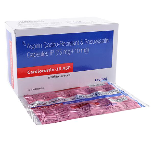CARDIOROSTIN 10 ASP Capsule 10's - Global Surgicals