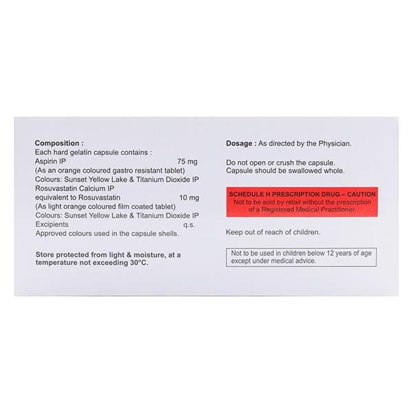 CARDIOROSTIN 10 ASP Capsule 10's - Global Surgicals