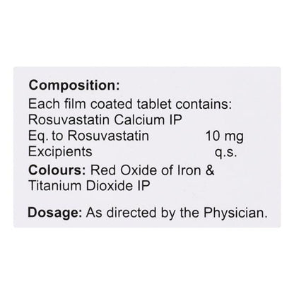 CARDIOROSTIN 10mg Tablet 10's - Global Surgicals