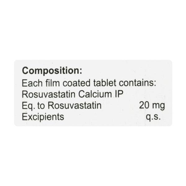 CARDIOROSTIN 20 Tablet 10's - Global Surgicals