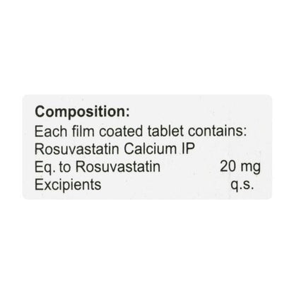 CARDIOROSTIN 20 Tablet 10's - Global Surgicals