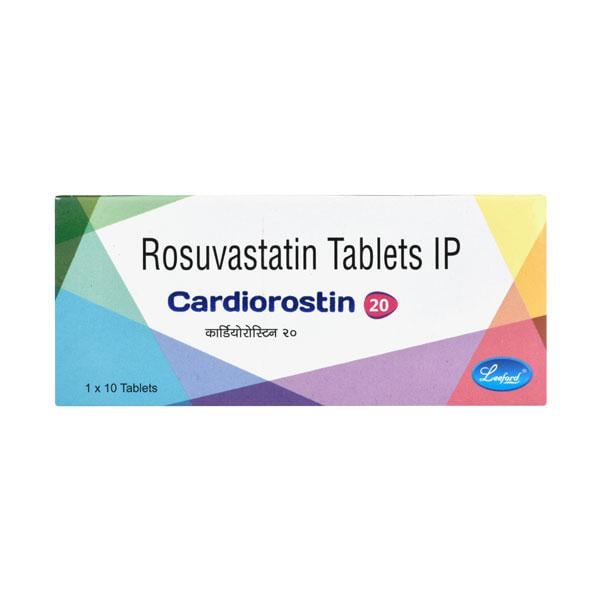 CARDIOROSTIN 20 Tablet 10's - Global Surgicals