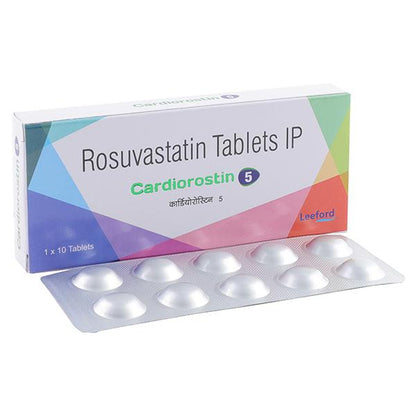 CARDIOROSTIN 5mg Tablet 10's - Global Surgicals
