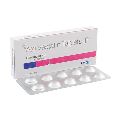 CARDIOZEN 40 Tablet 10's - Global Surgicals