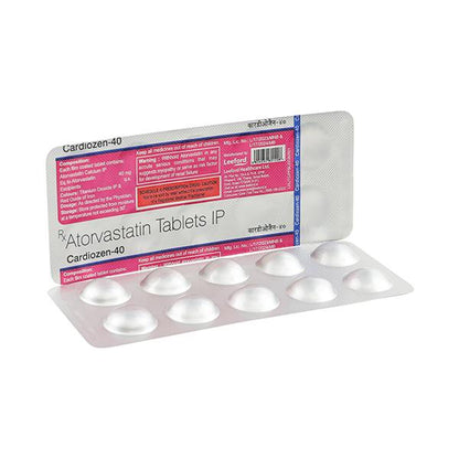 CARDIOZEN 40 Tablet 10's - Global Surgicals