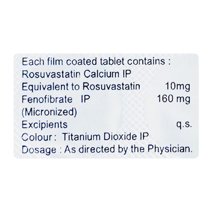 Cardirose F 10 Tablet 10'S - Global Surgicals
