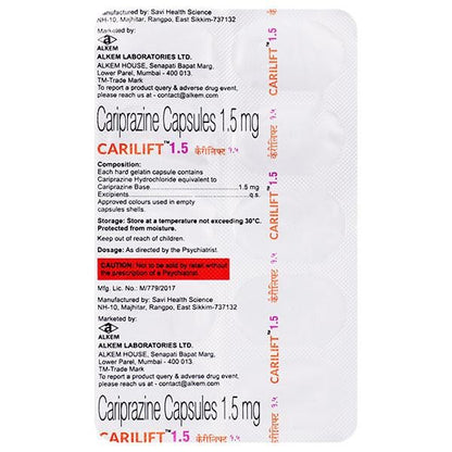 CARILIFT 1.5 Capsule 10's - Global Surgicals