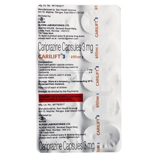 CARILIFT 3 Capsule 10's - Global Surgicals