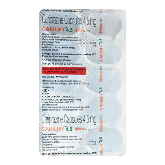 CARILIFT 4.5 Capsule 10's - Global Surgicals