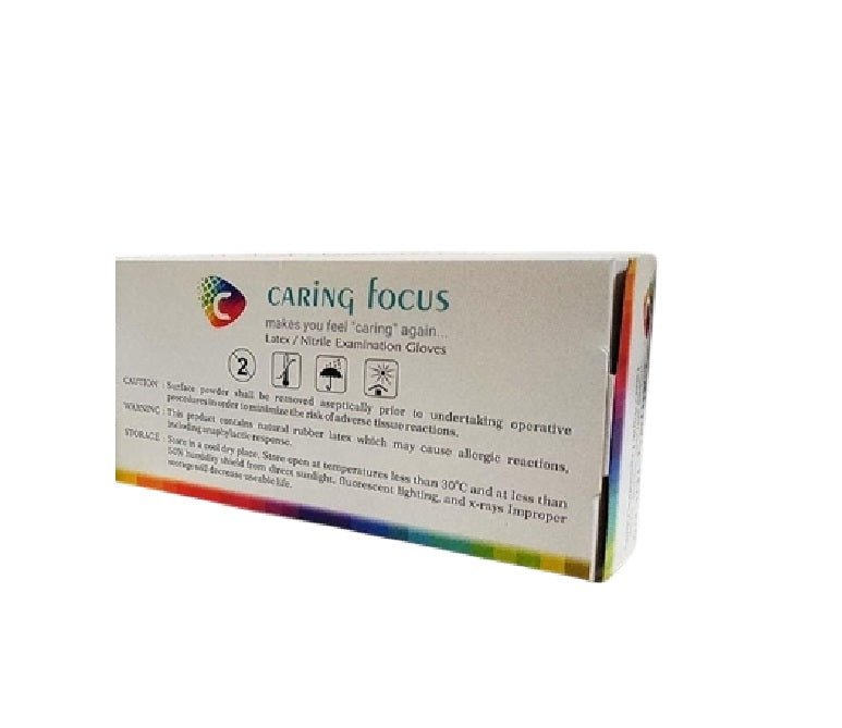 Caring Focus Nitrile Examination Gloves - Global Surgicals
