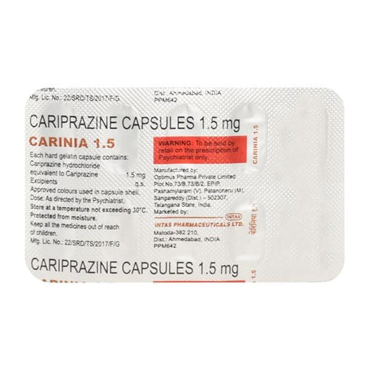 CARINIA 1.5 Capsule 10's - Global Surgicals