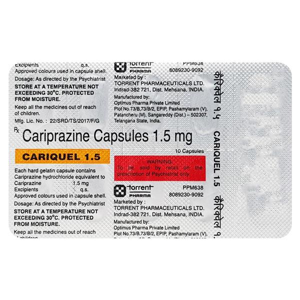 CARIQUEL 1.5 Capsule 10's - Global Surgicals