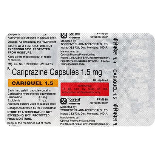 CARIQUEL 1.5 Capsule 10's - Global Surgicals