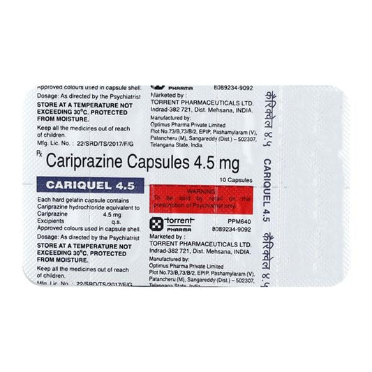 CARIQUEL 4.5 Capsule 10's - Global Surgicals