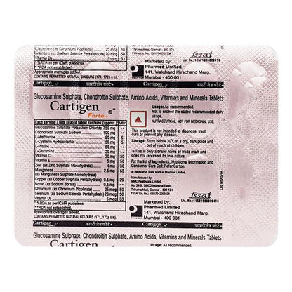 Cartigen Forte + Tablet 10's - Global Surgicals