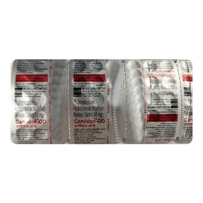 CARVIDON OD Tablet 15's - Global Surgicals