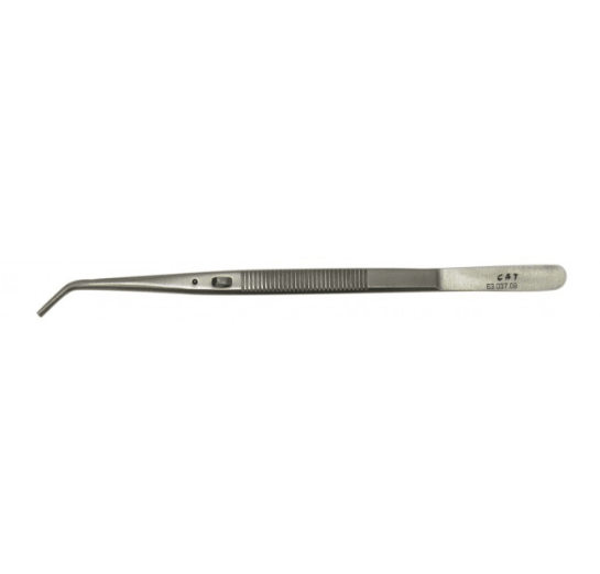 Cat Instruments Cotton & Dressing Plain Handle Tweezer - Global Surgicals