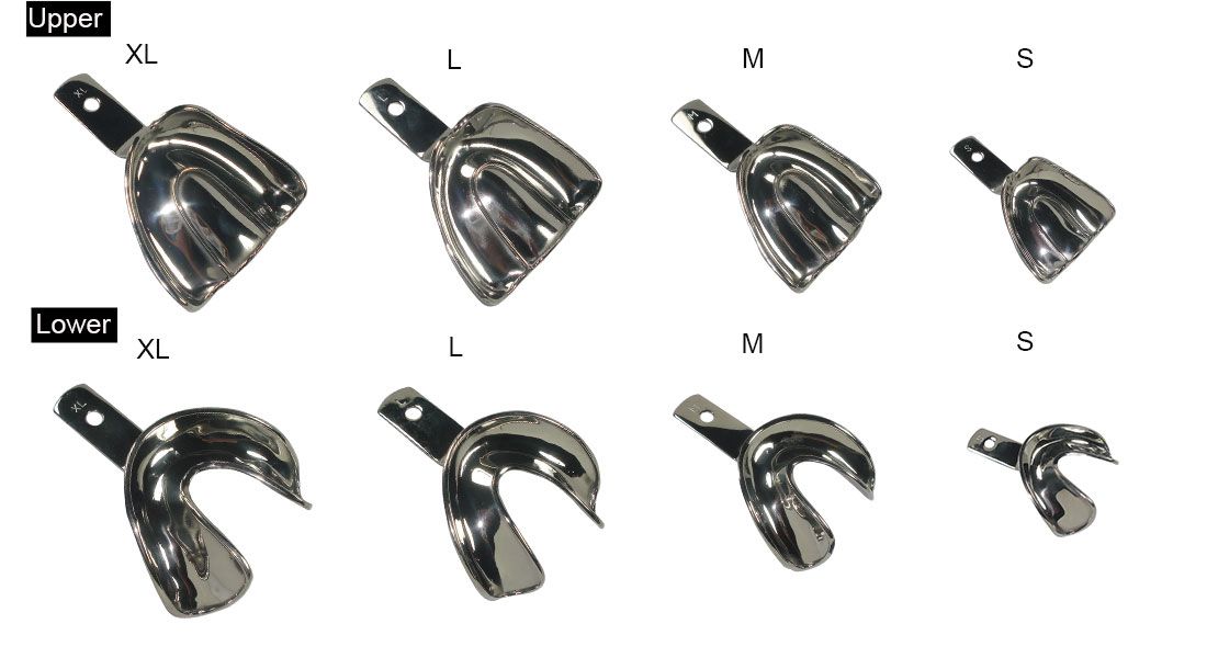 Cat Instruments Non - Perforated Stainless Steel Edentulous Trays - Global Surgicals