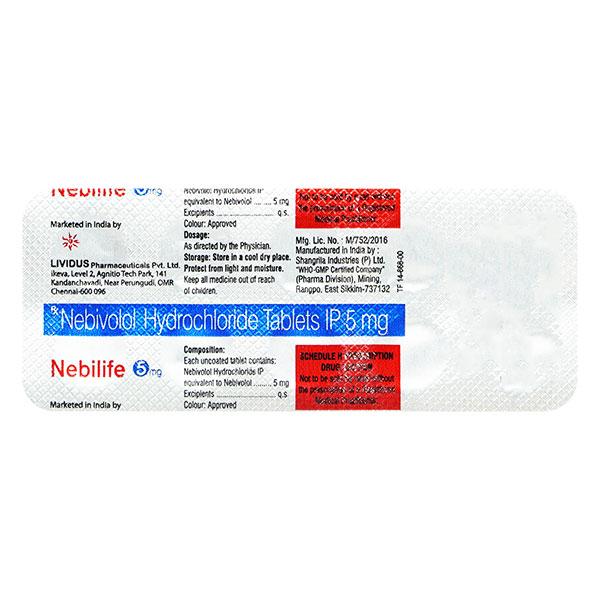 NEBILIFE 5 Tablet 10's