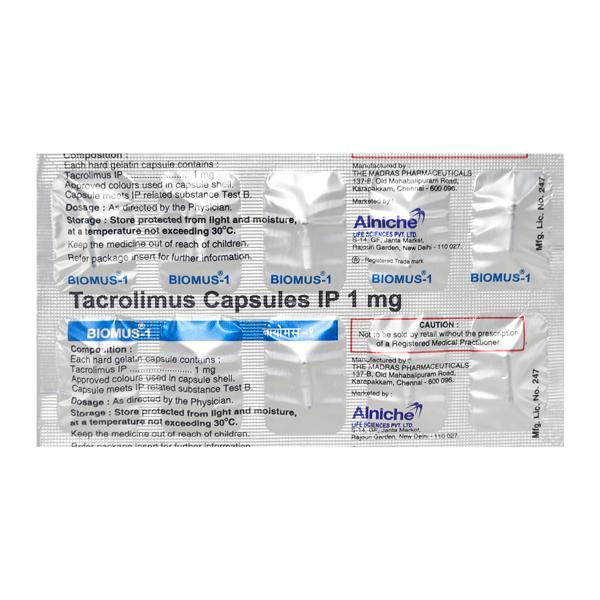 Biomus 1mg Capsule 10'S