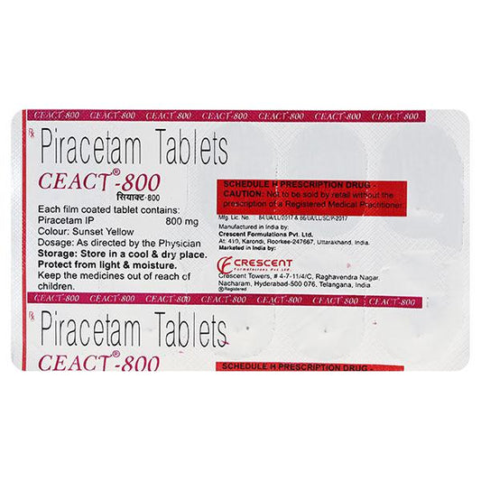 CEACT 800 Tablet 10's - Global Surgicals