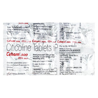 Ceham 500 Tablet 10 'S - Global Surgicals