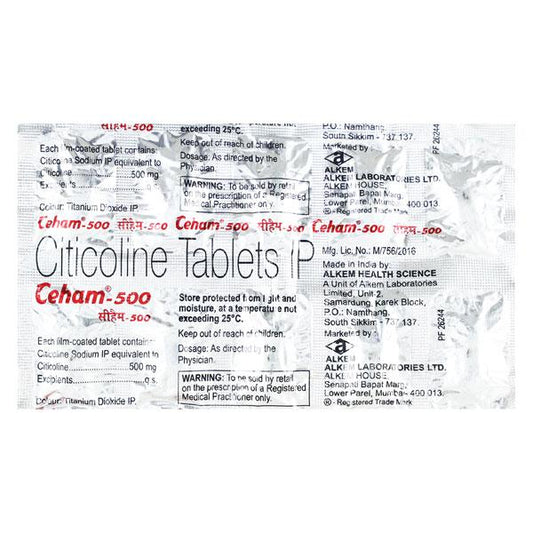 Ceham 500 Tablet 10 'S - Global Surgicals