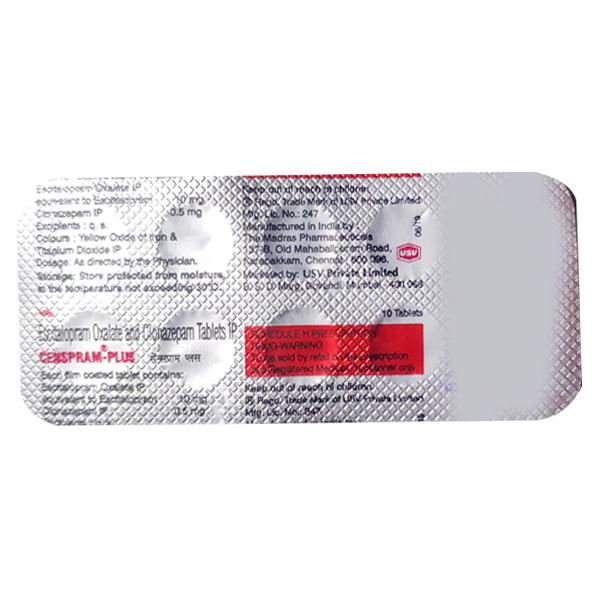Censpram Plus Tablet 10'S - Global Surgicals