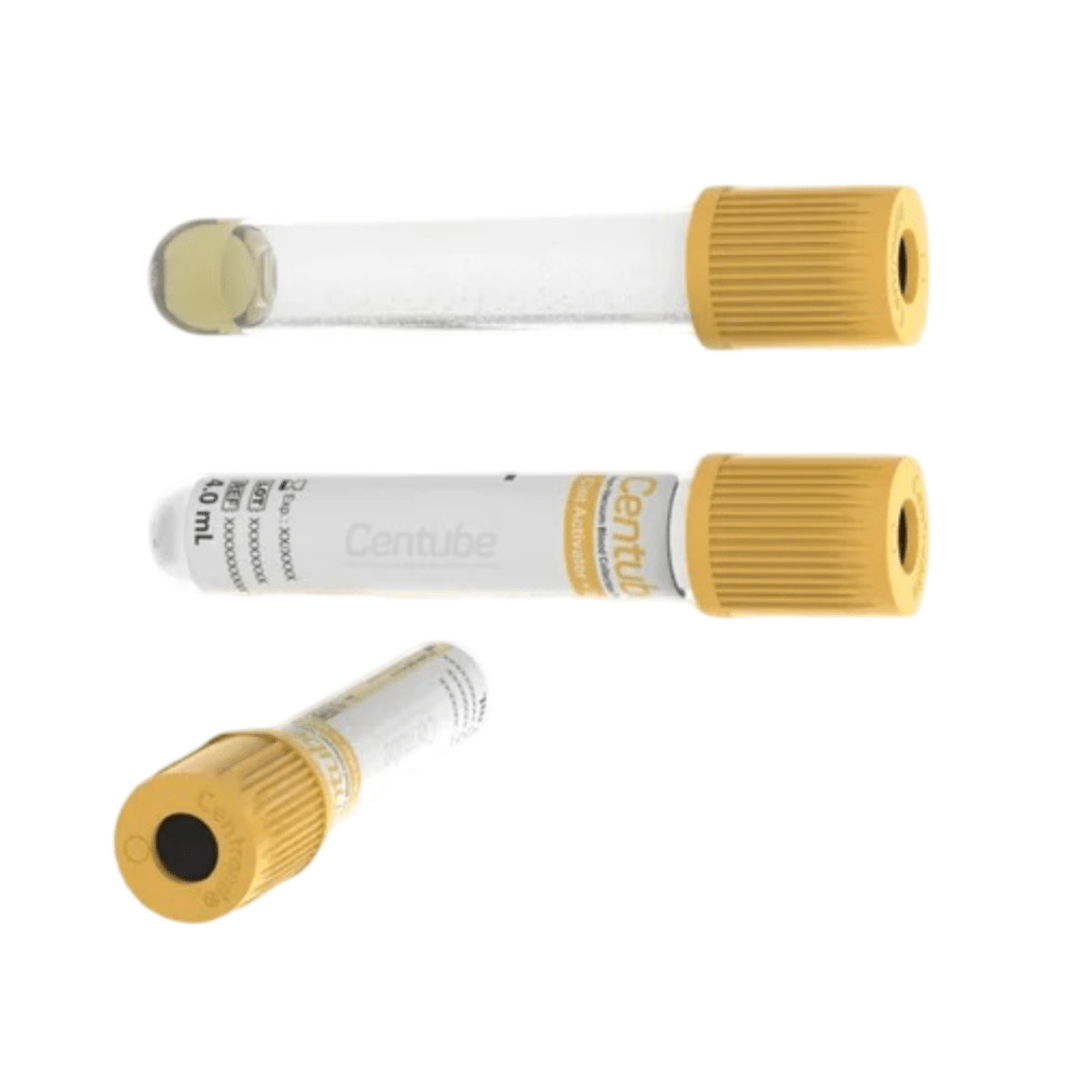 Centube Clot Activator + Gel Non Vaccum Blood Collection Tube - Global Surgicals