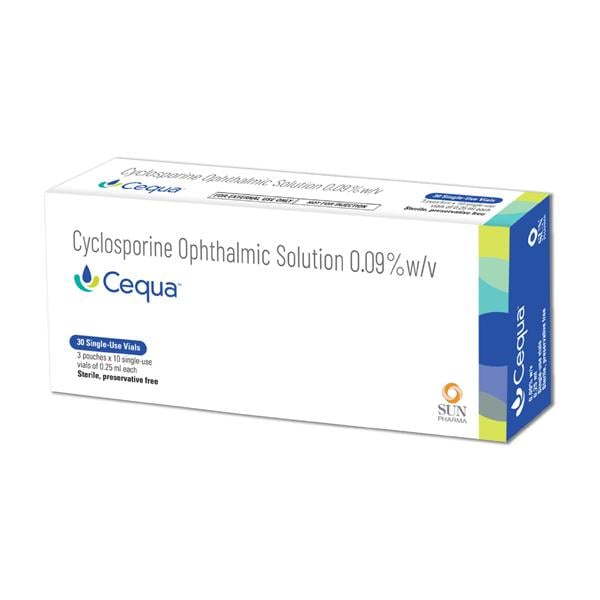 CEQUA Ophthalmic Solution 30x0.25ml - Global Surgicals