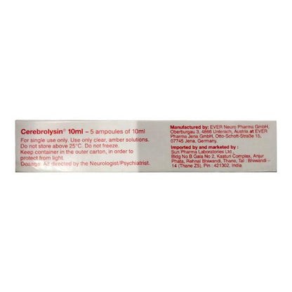 Cerebrolysin (Sun) Injection 10ml - Global Surgicals