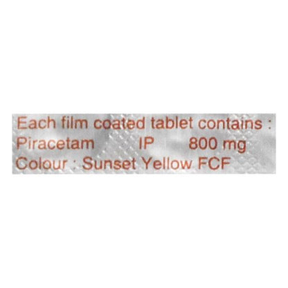Cerecetam 800mg Tablet 10'S - Global Surgicals