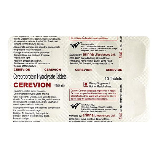 Cerevion 90mg Tablet 10'S - Global Surgicals