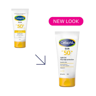 Cetaphil Sun SPF 50+ Light Gel Sunscreen (50ml) – Broad Spectrum, Water Resistant for Sensitive Skin