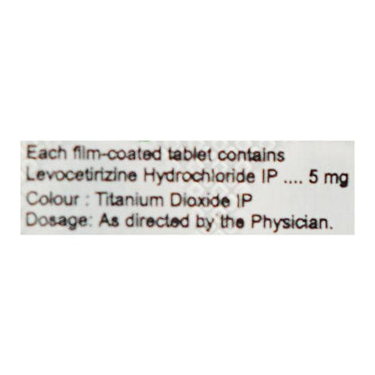 Cetcip L 5mg Tablet 10'S - Global Surgicals
