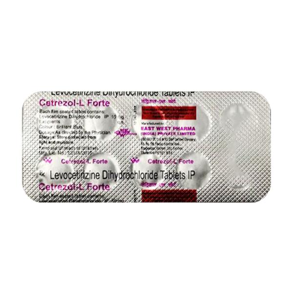 Cetrezol L Forte Tablet 10'S - Global Surgicals