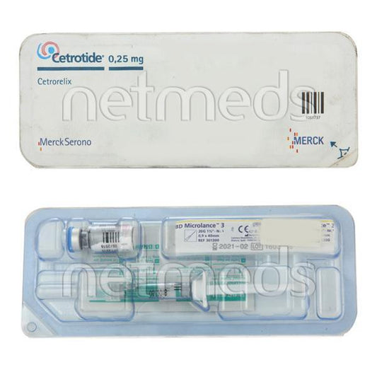 Cetrotide 0.25mg Injection 1's - Global Surgicals