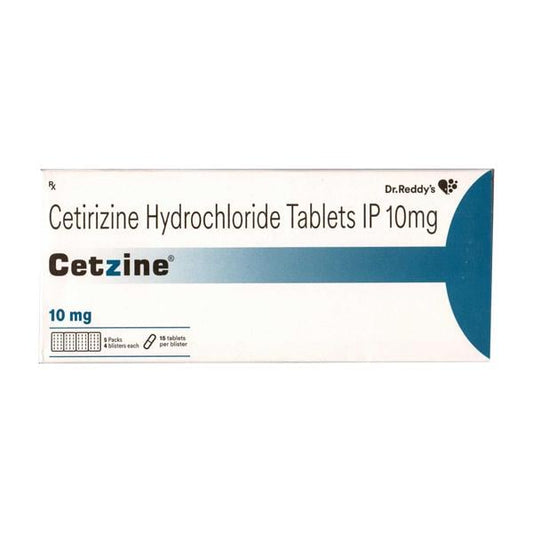 CETZINE 10mg Tablet 15's - Global Surgicals