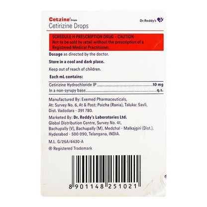 CETZINE Drops 10ml - Global Surgicals