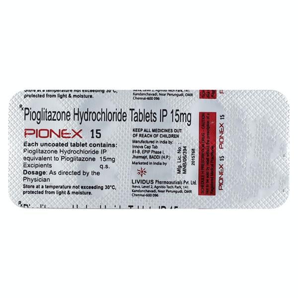 PIONEX 15 Tablet 10's
