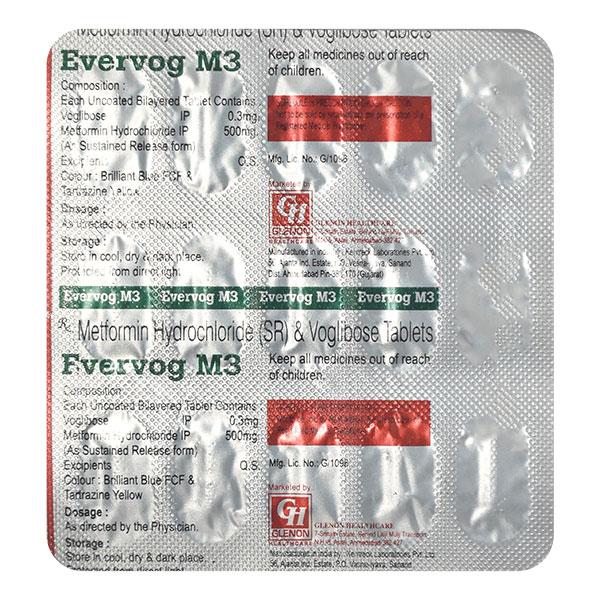 EVERVOG M 3 Tablet 15's