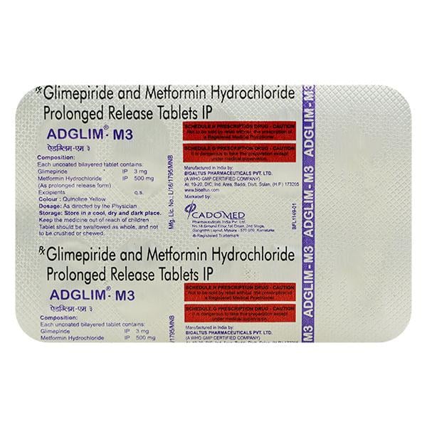 ADGLIM M 3 Tablet 10's